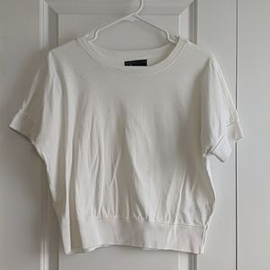 Anthropologie Cropped Heavy Weight Tee